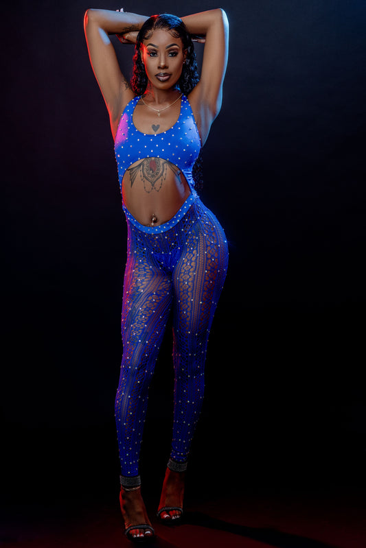 Royal Blue Full Bodysuit