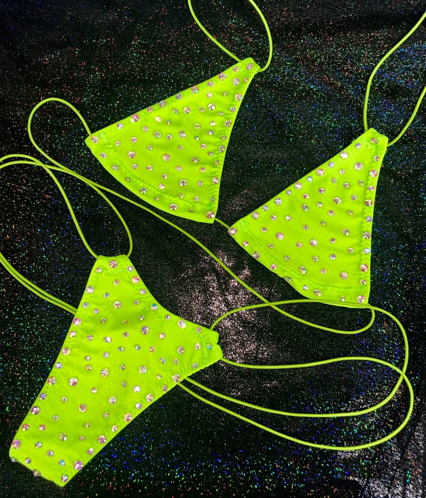 Neon Green Micro Bikini Set