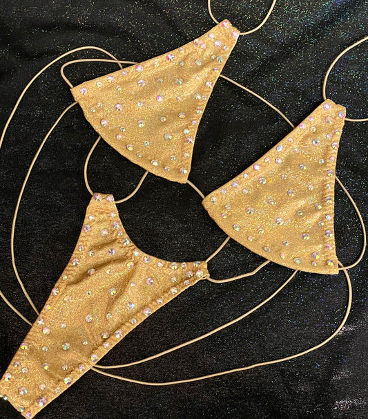 Mystique Gold Micro Bikini Set